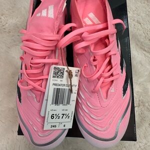 Adidas David Beckham Pink Predator Elite Soccer Shoes-discontinued